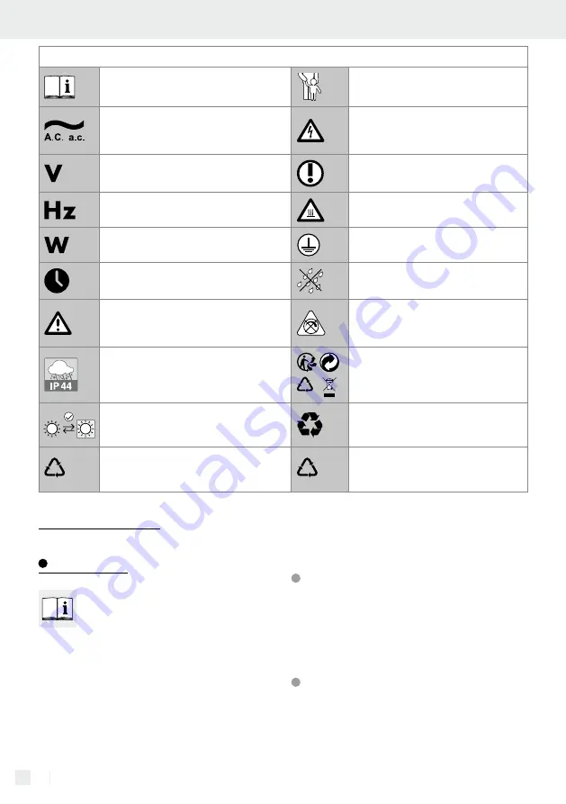 LIVARNO home 14160605L Assembly, Operating And Safety Instructions Download Page 86