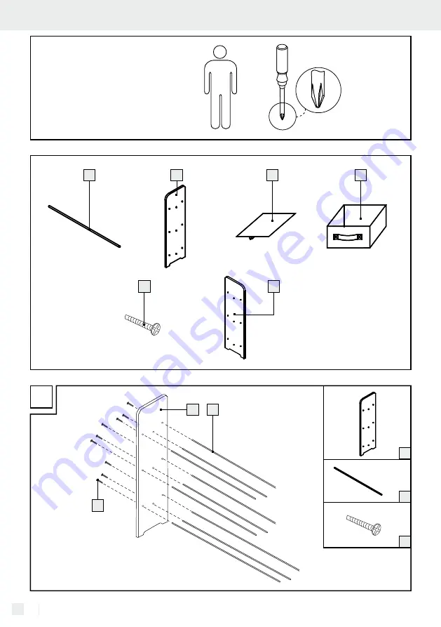 LIVARNO home KIDS' STORAGE SHELVES Assembly And Safety Advice Download Page 22