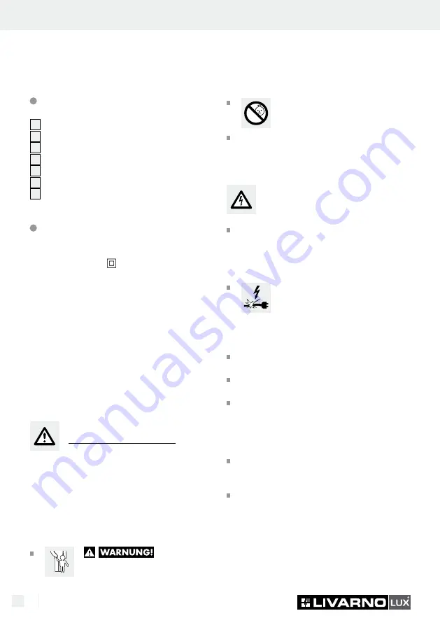 LIVARNO LUX 103128 Скачать руководство пользователя страница 24