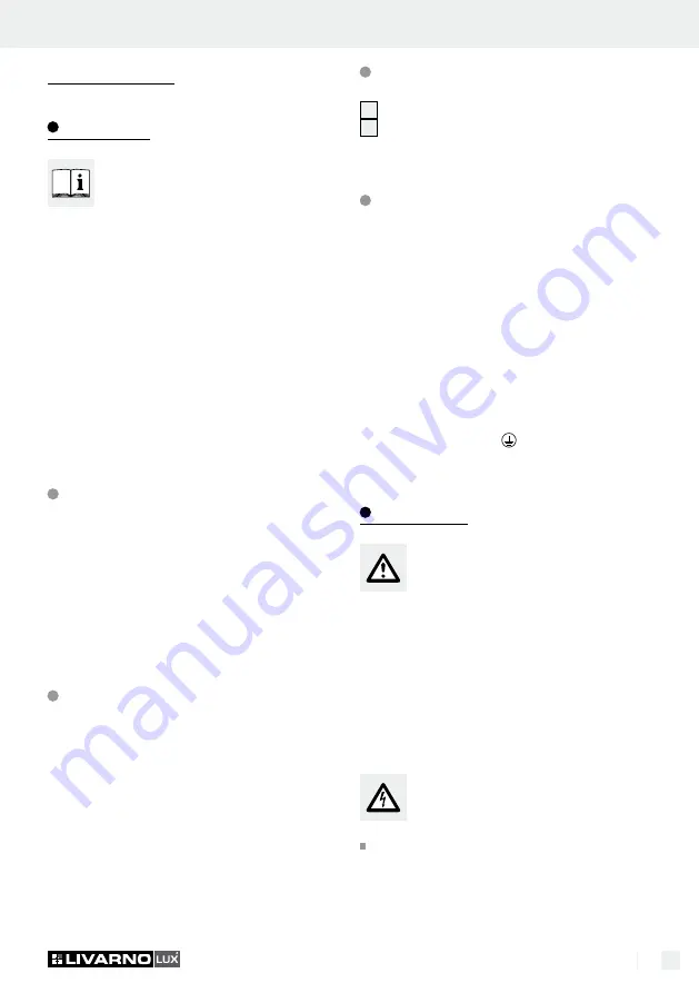 LIVARNO LUX 107133 Operation And Safety Notes Download Page 9