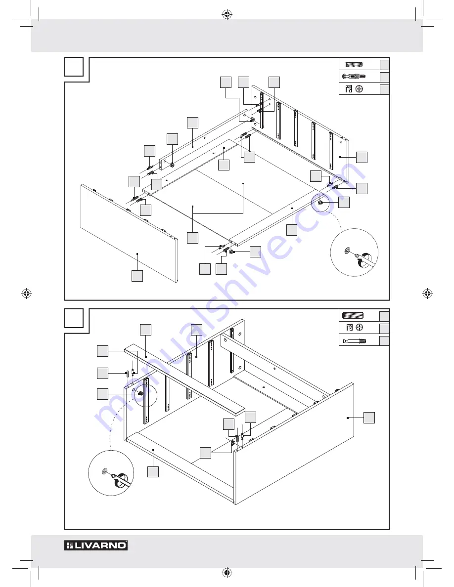 LIVARNO Z30845 Assembly Instructions Manual Download Page 25