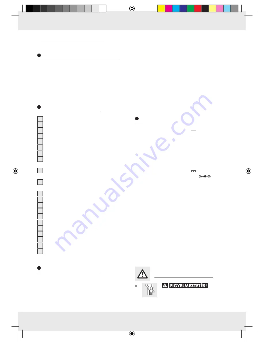 LIVARNO Z31171 Assembly, Operating And Safety Instructions Download Page 18