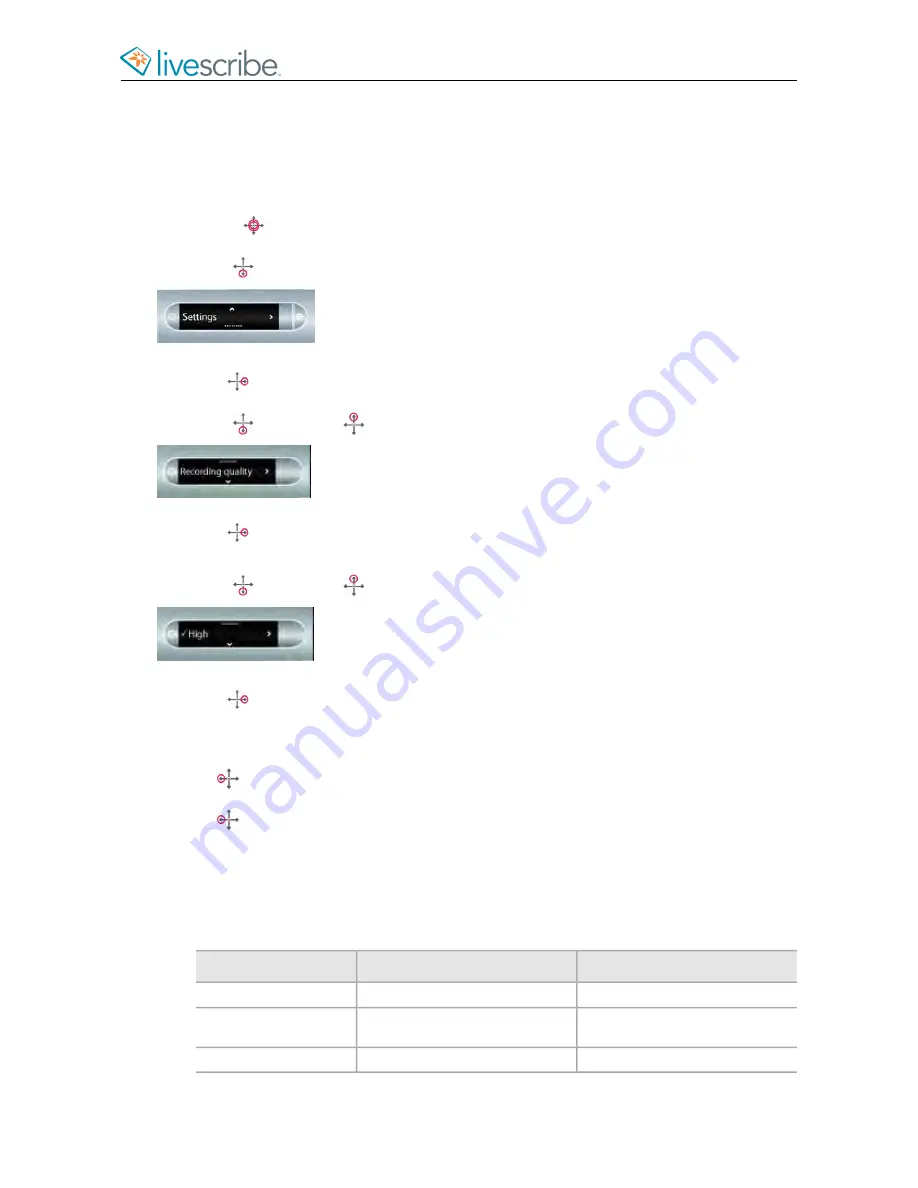 Livescribe PULSE User Manual Download Page 64