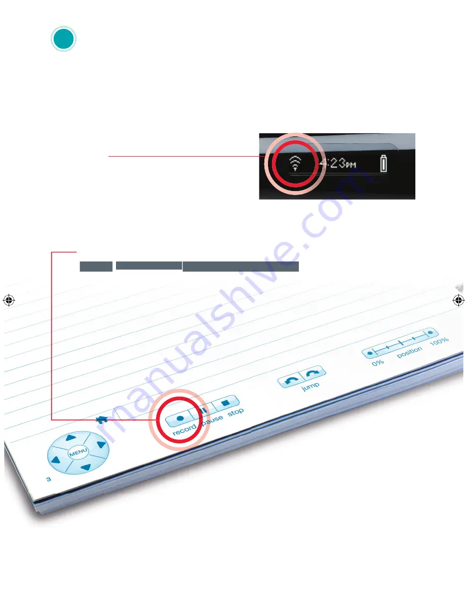 Livescribe Sky wifi smartpen Basic Manual Download Page 3