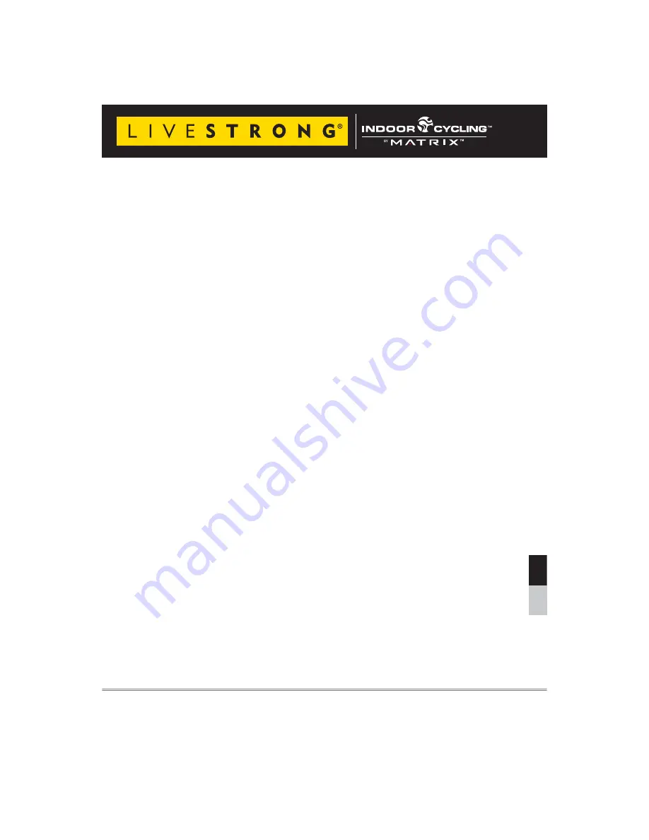 Livestrong 2010 SB LS User Manual Download Page 41