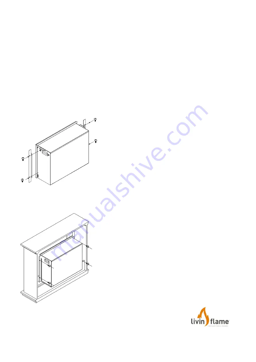 livin flame Davos Assembly Instructions And Operating Manual Download Page 14