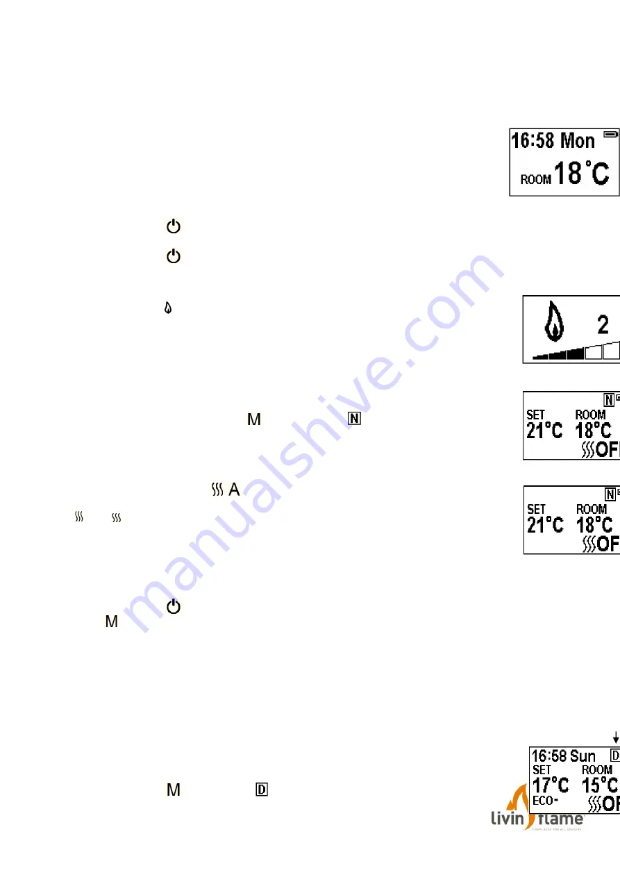 livin flame Davos Assembly Instructions And Operating Manual Download Page 37