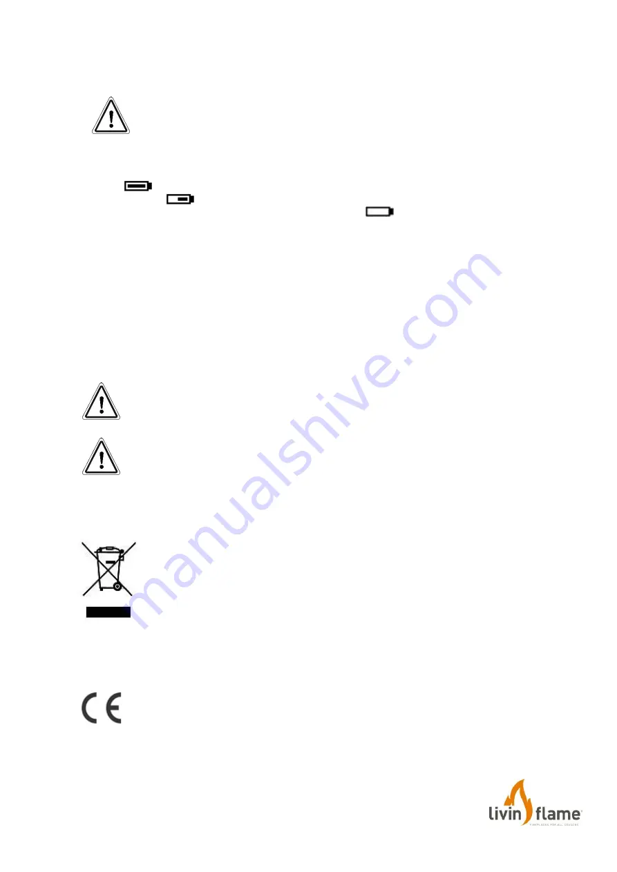 livin flame Davos Assembly Instructions And Operating Manual Download Page 41