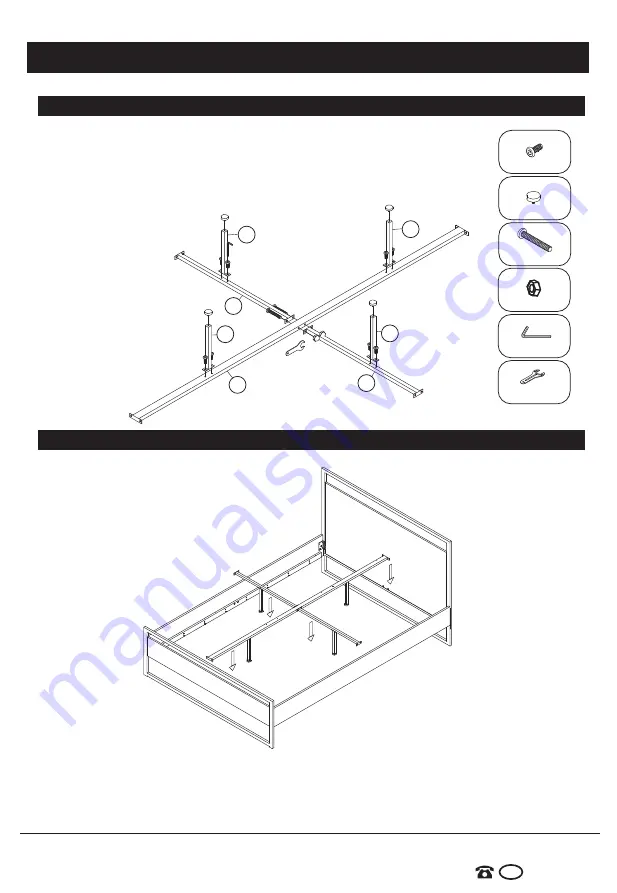 Living & Co Austin Queen Bed Скачать руководство пользователя страница 6