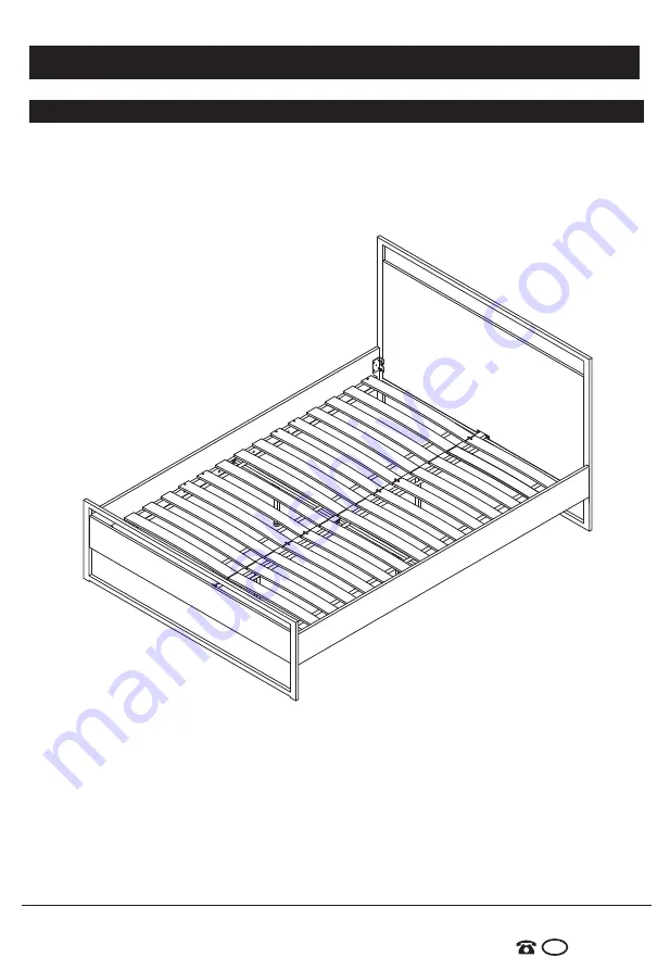 Living & Co Austin Queen Bed Instruction Manual Download Page 8