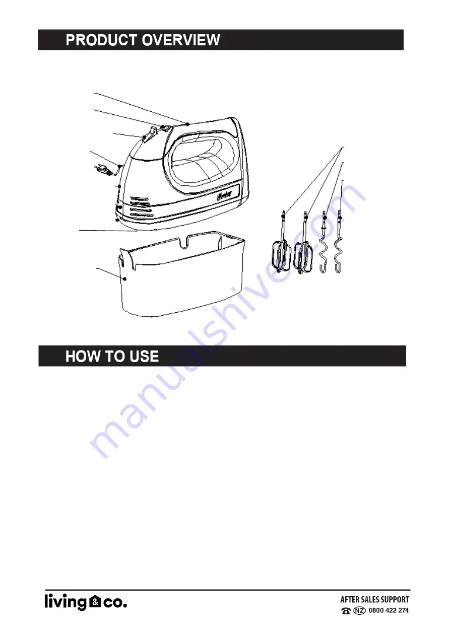 Living & Co HM436BK-SA Instruction Manual Download Page 5