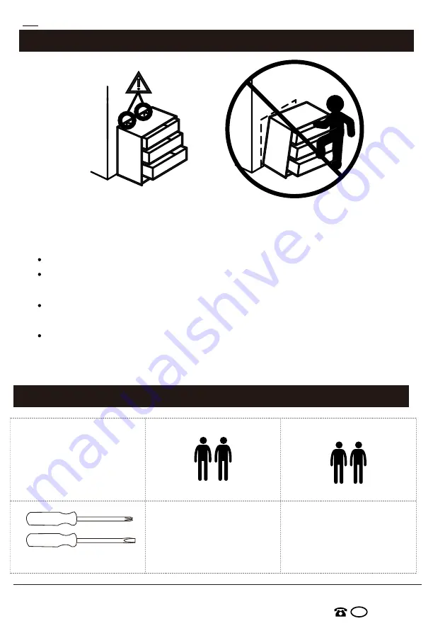 Living & Co Hudson Entertainment Unit Instruction Manual Download Page 2