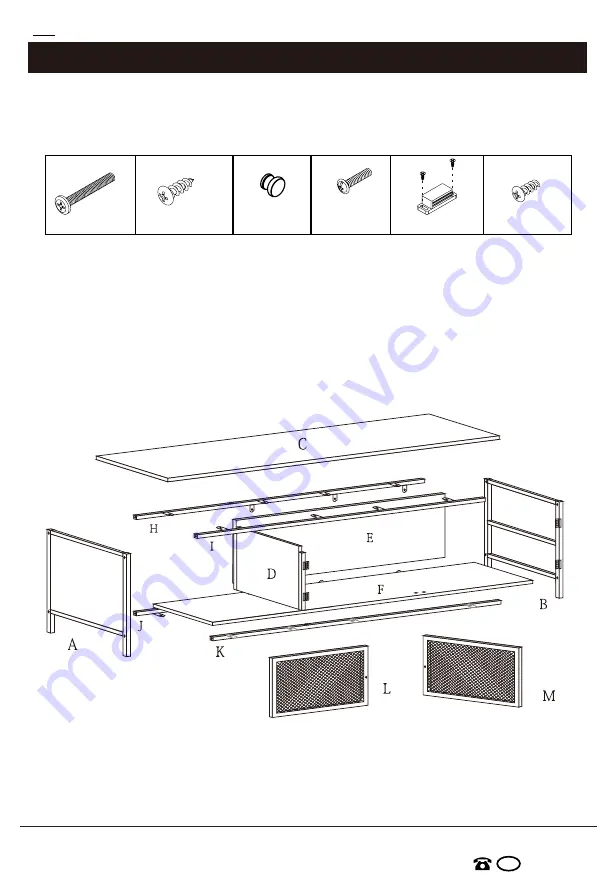 Living & Co Hudson Entertainment Unit Instruction Manual Download Page 4