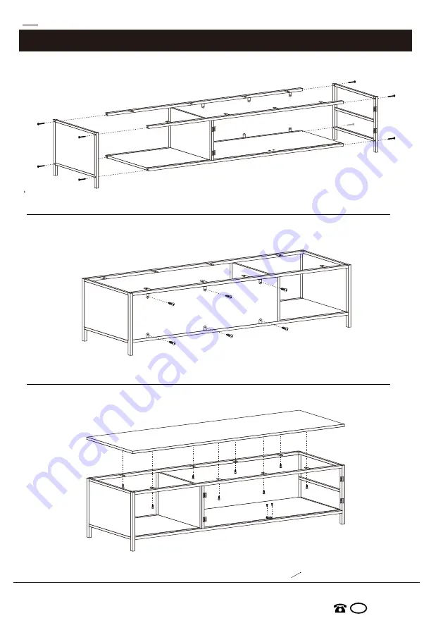 Living & Co Hudson Entertainment Unit Скачать руководство пользователя страница 6