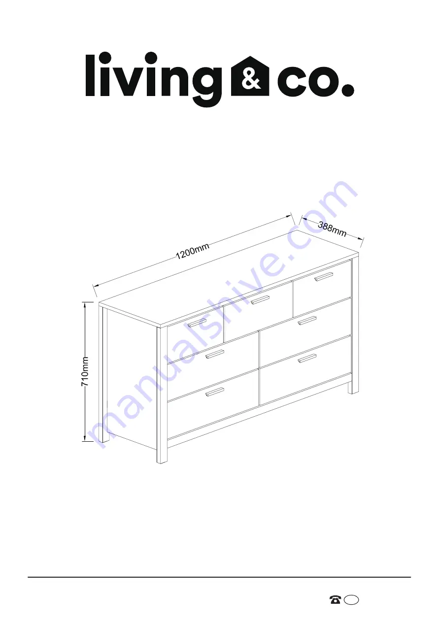 Living & Co INDIANA 7 Instruction Manual Download Page 1