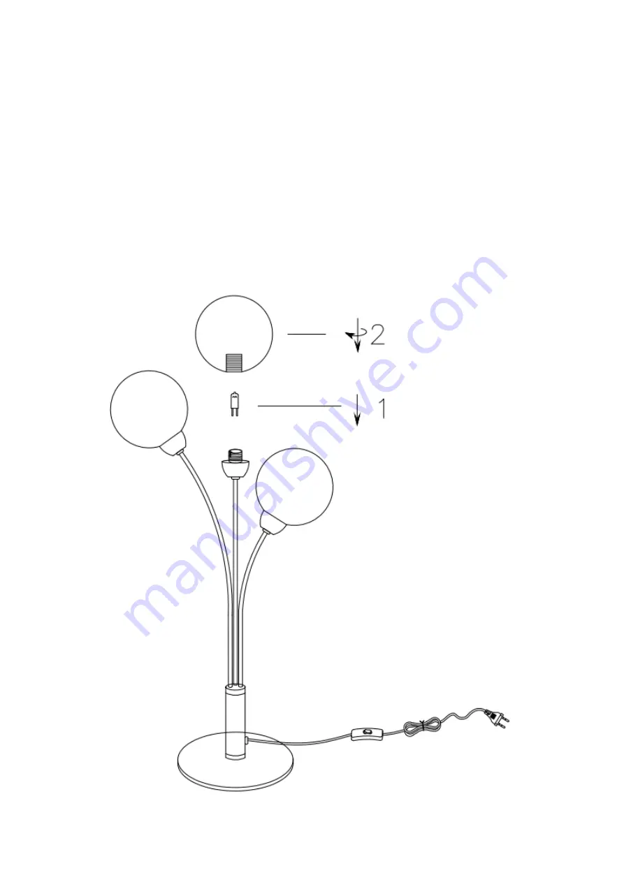 Living & Co SURI BUBBLE LAMP Instructions Download Page 2