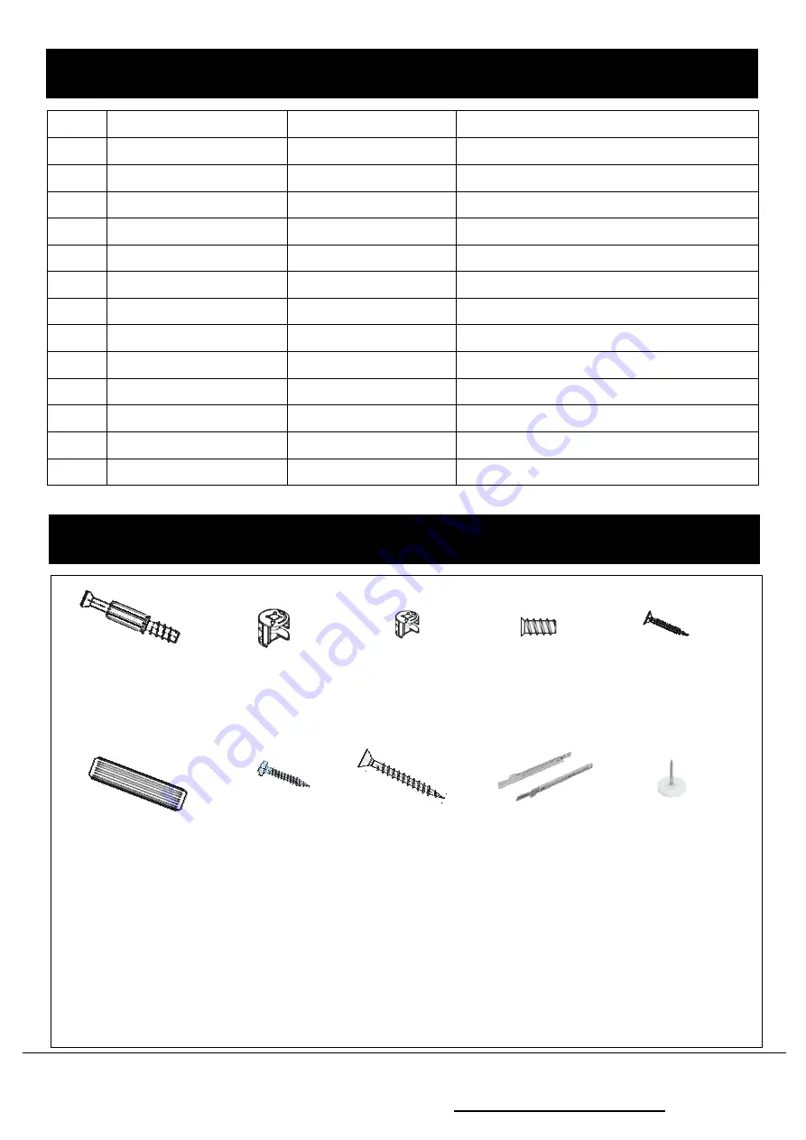 Living & Co Waipoua Bedside Table Instruction Manual Download Page 4