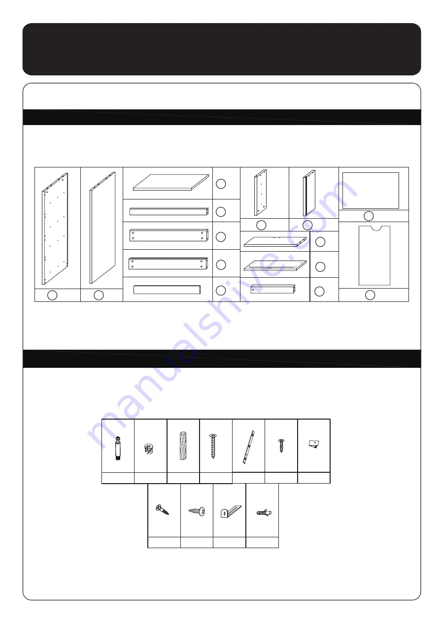 Living & Co WHISTLER 4 DRAWER TALLBOY Assembly Instructions Manual Download Page 5