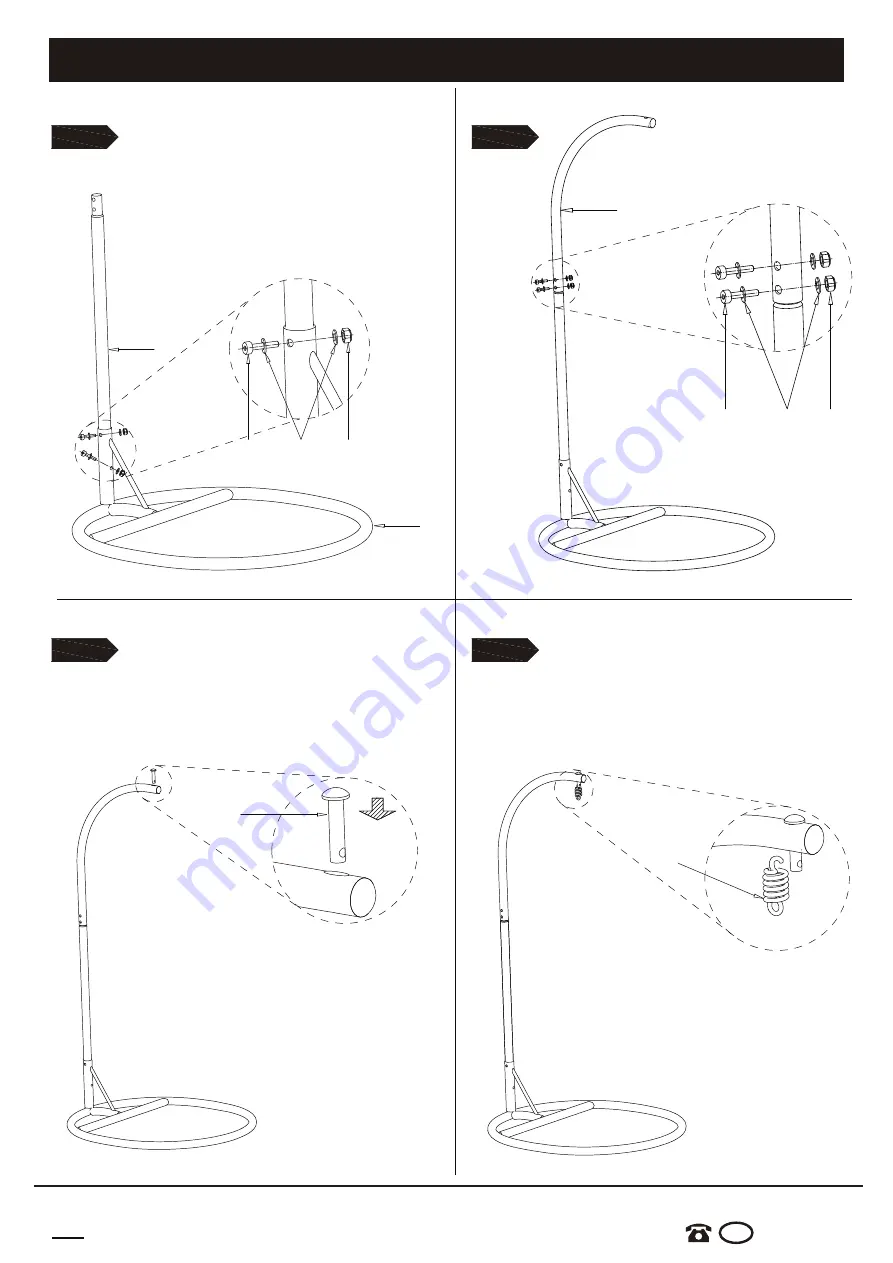 Living & Co WICKER EGG CHAIR Instruction Manual Download Page 6