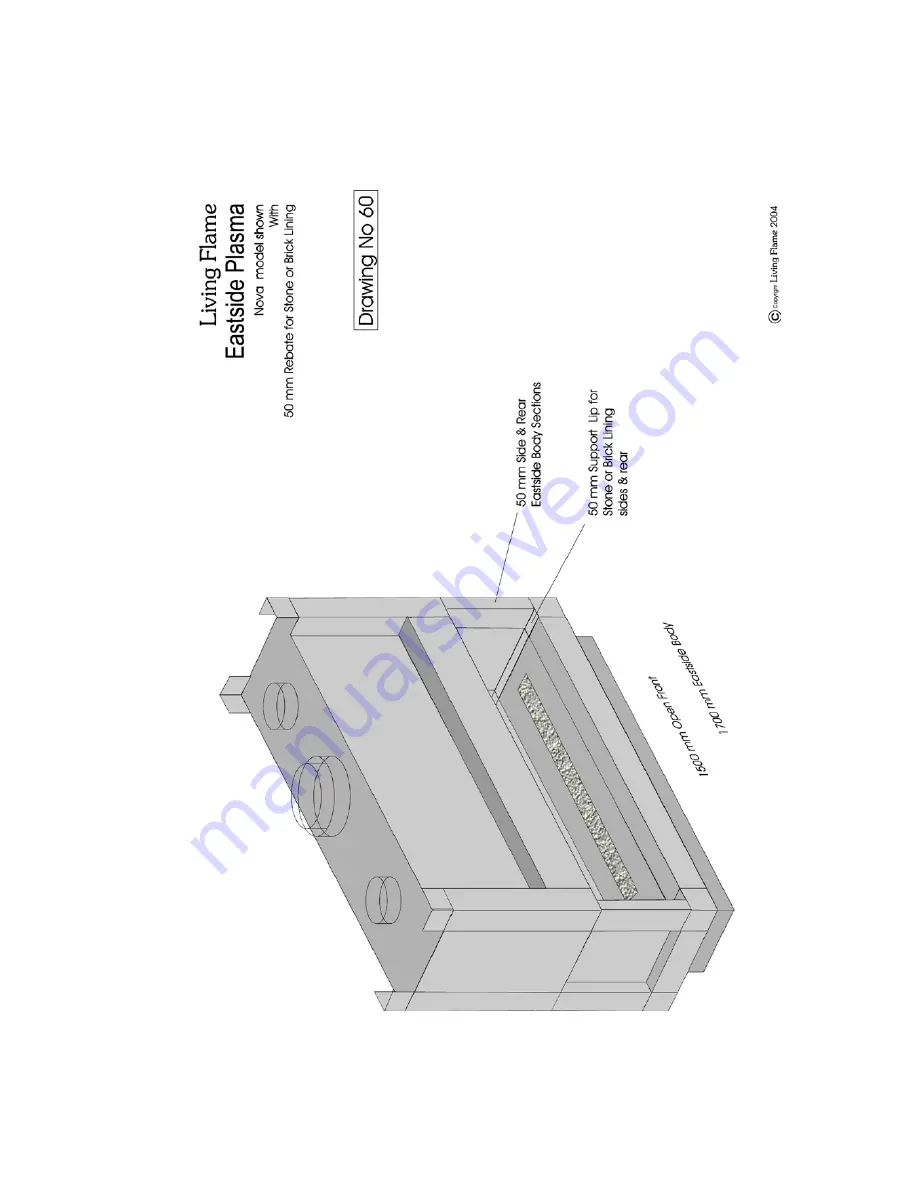 Living Flame Eastside Euro Installation Manuallines Download Page 53