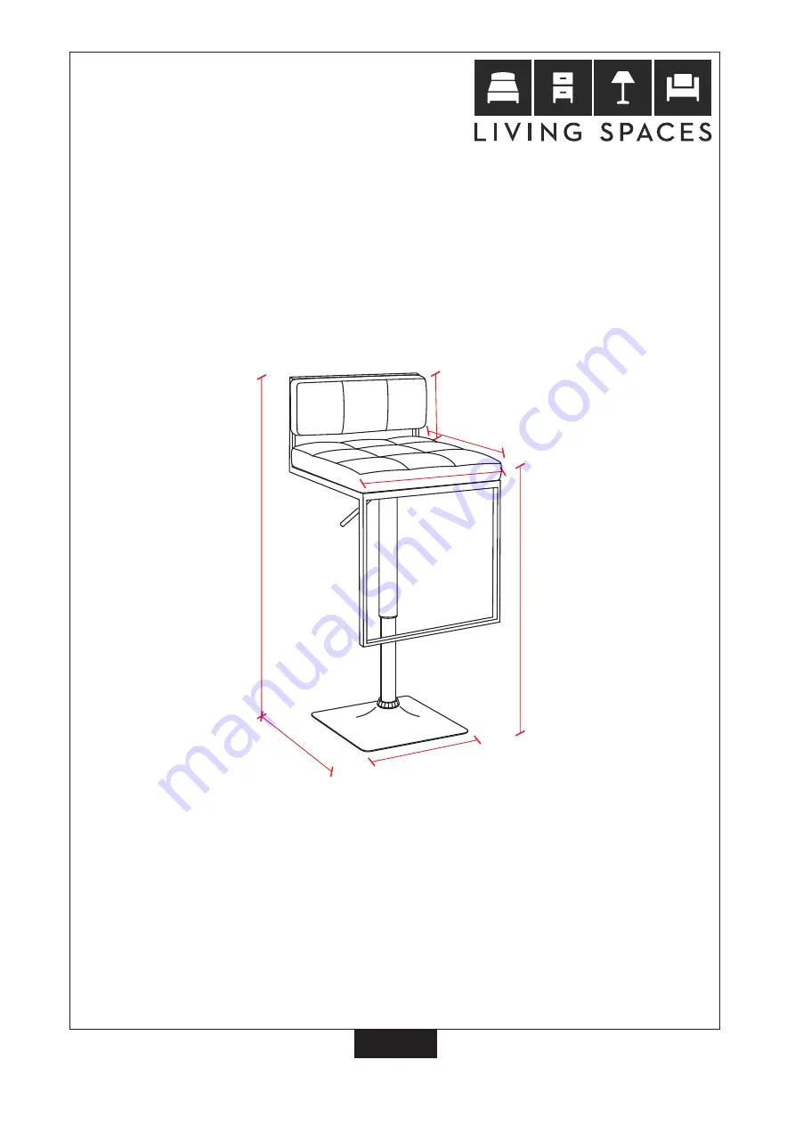 Living Spaces 100194 Assembly Instructions Download Page 4