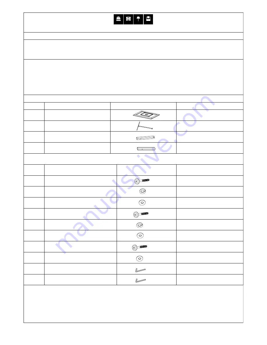 Living Spaces DINING TABLE 305-P140240 Assembly Instructions Download Page 1