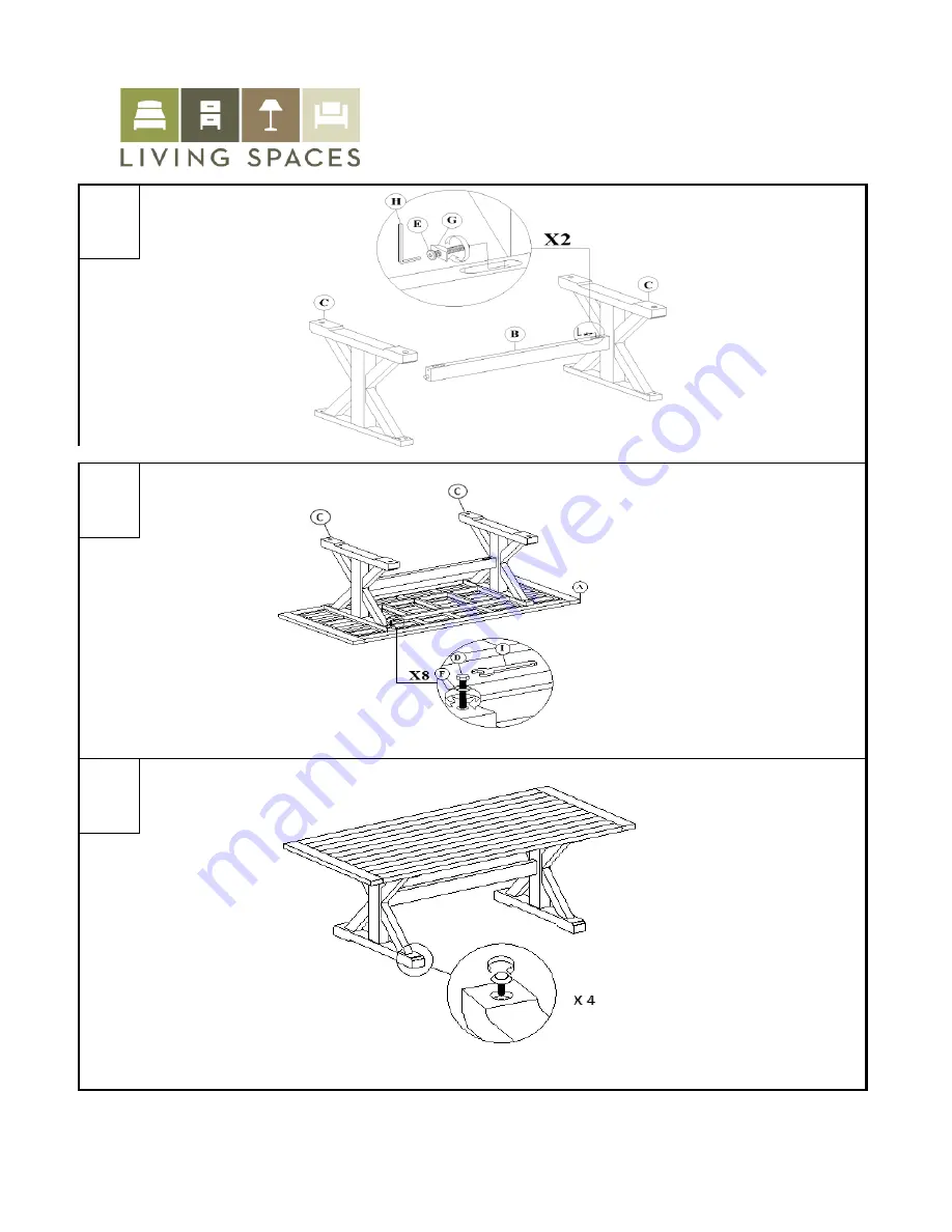 Living Spaces DUKE 51030835 Скачать руководство пользователя страница 2