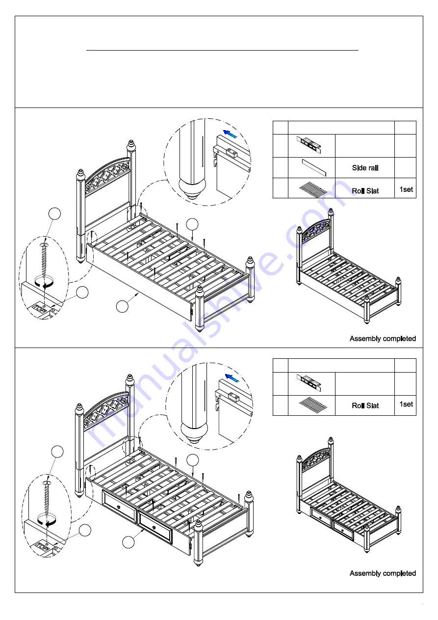 Living Spaces PARIS - HEADBOARD TWIN PANEL Скачать руководство пользователя страница 4