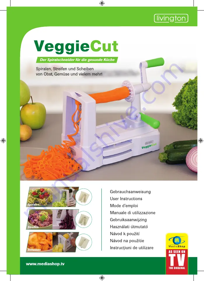 Livington Veggie Cut Скачать руководство пользователя страница 1