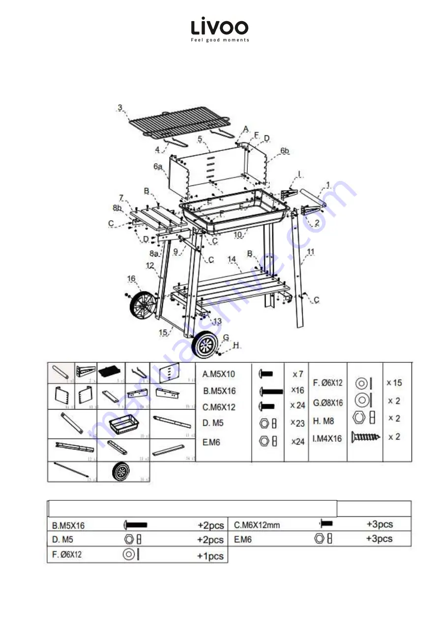 Livoo DOC244 Instruction Manual Download Page 6