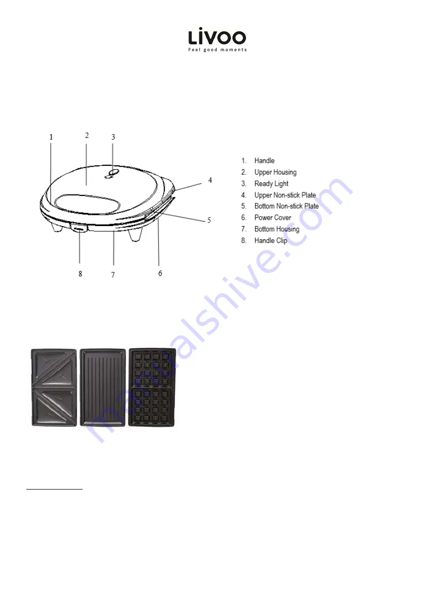 Livoo DOP133 Instruction Manual Download Page 9