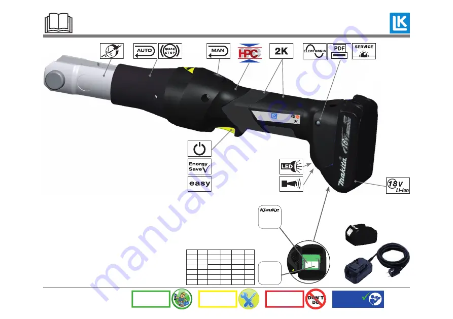 LK Systems MAP215FLMLK Quick Start Manual Download Page 2