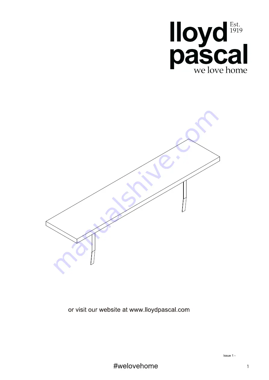 Lloyd Pascal 200.96FSC.086H Скачать руководство пользователя страница 1