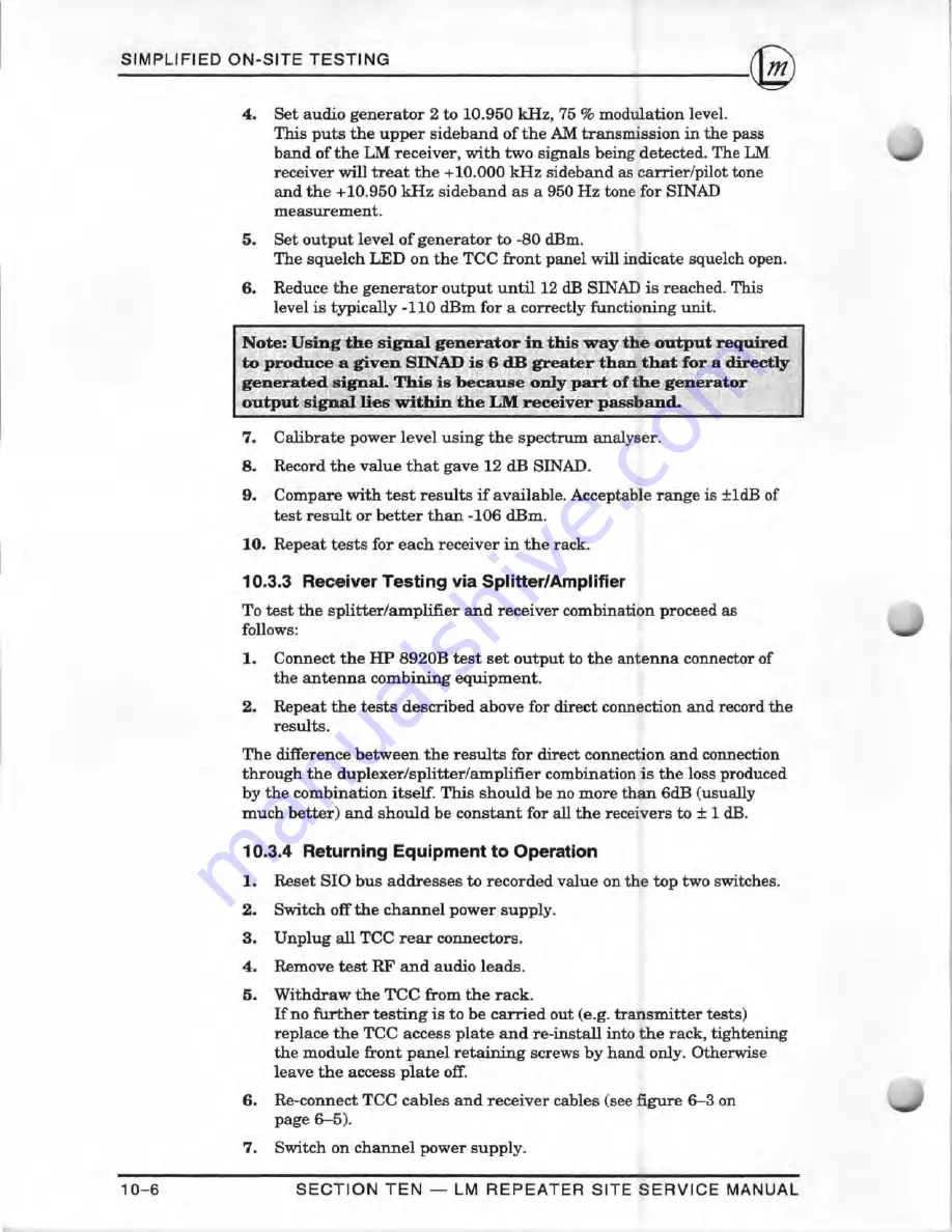 LM LMC30051 Service Manual Download Page 56