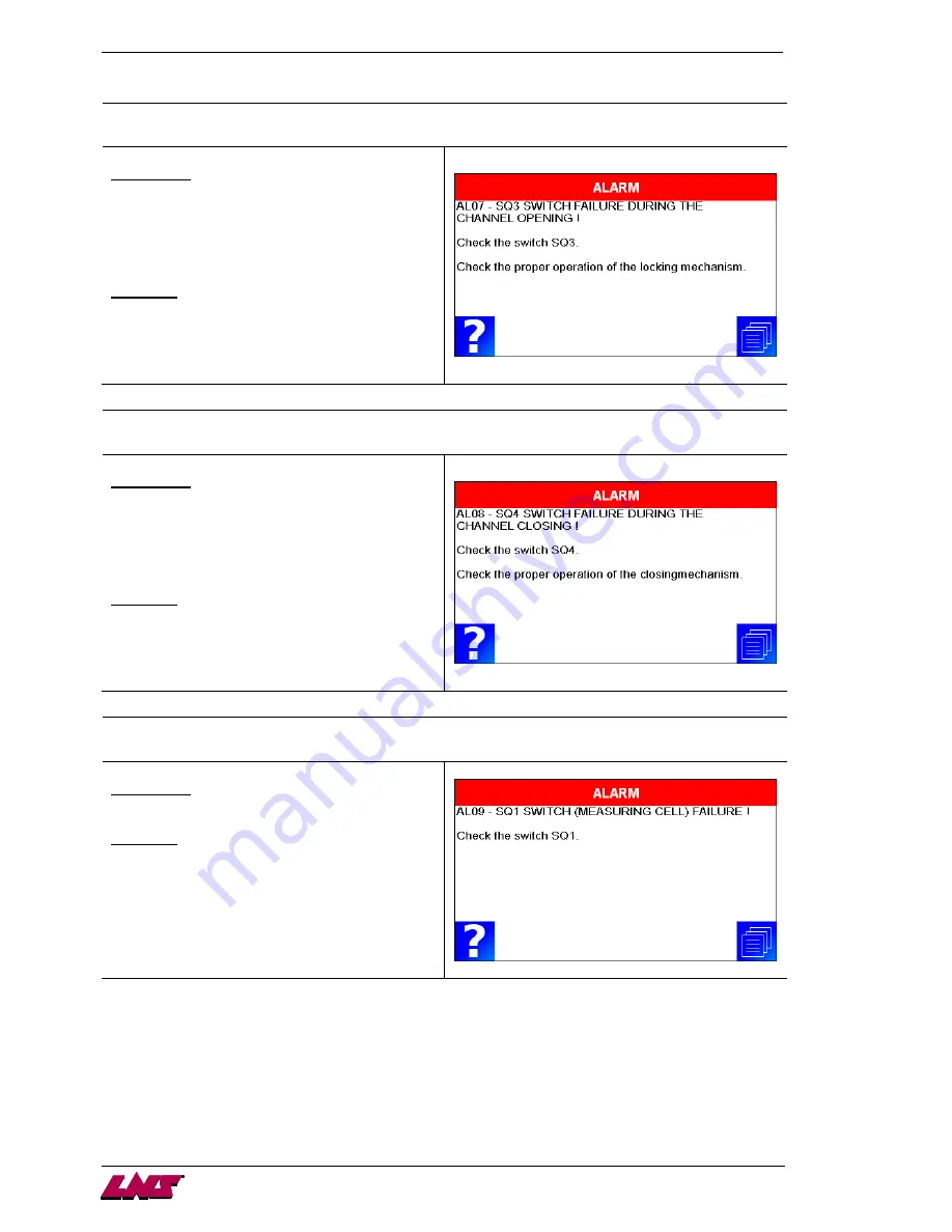 LNS Alpha 538 Instruction Manual Download Page 99