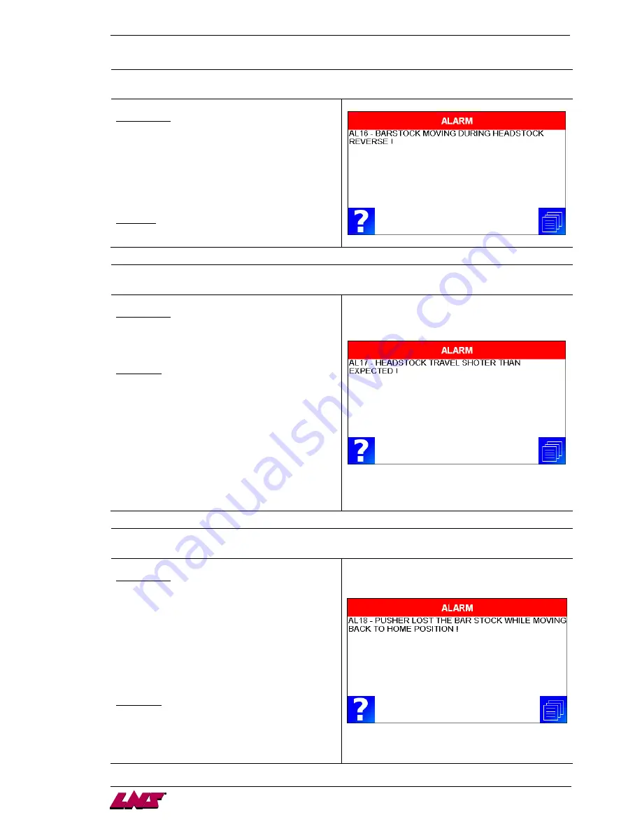 LNS Alpha 538 Instruction Manual Download Page 102