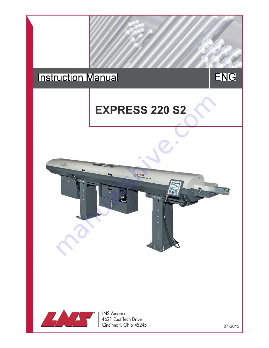 LNS Express 220 S2 Instruction Manual Download Page 1