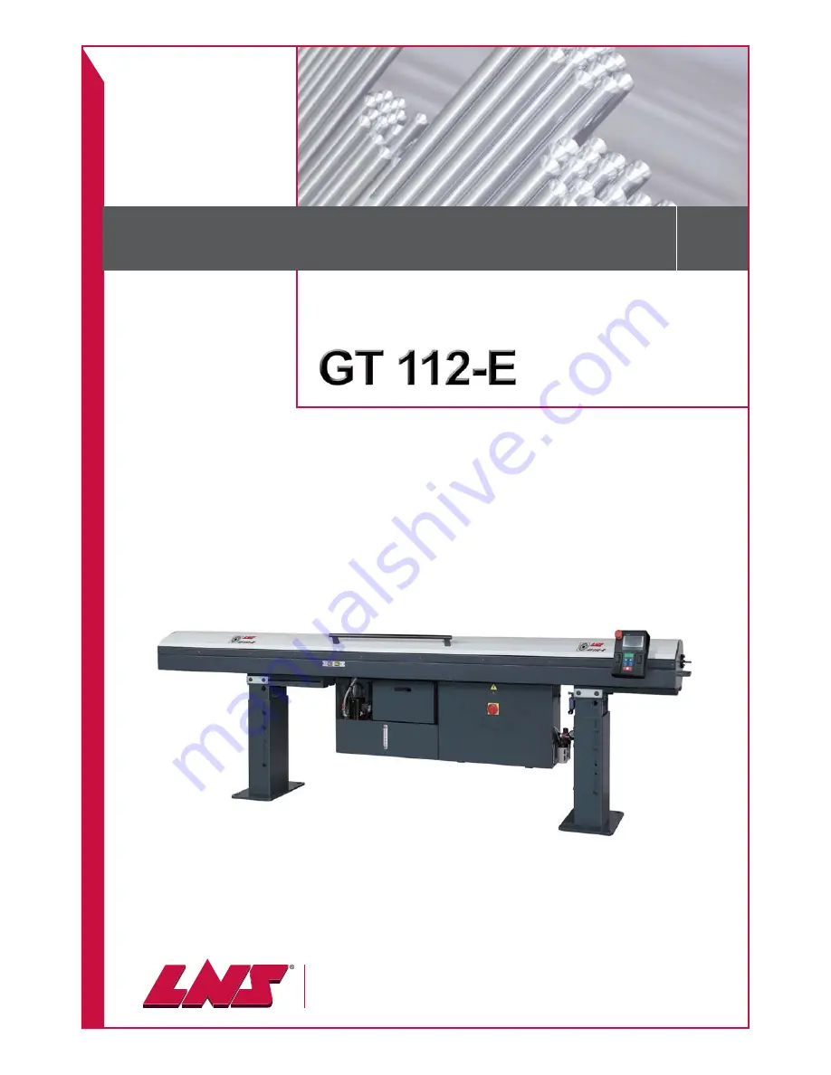 LNS GT 112-E Instruction Manual Download Page 1