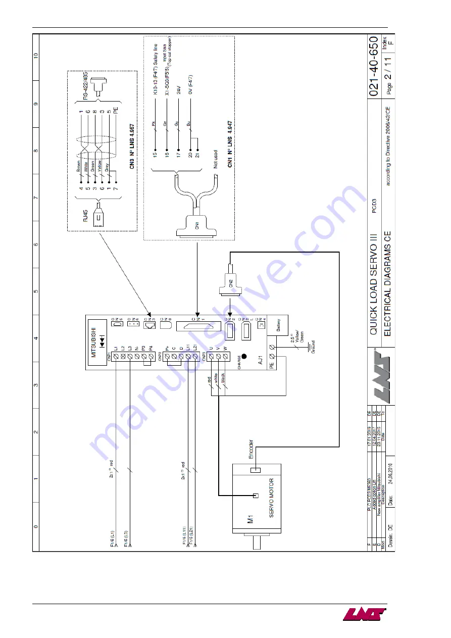 LNS QUICK LOAD SERVO S3 T BARFEED Скачать руководство пользователя страница 133