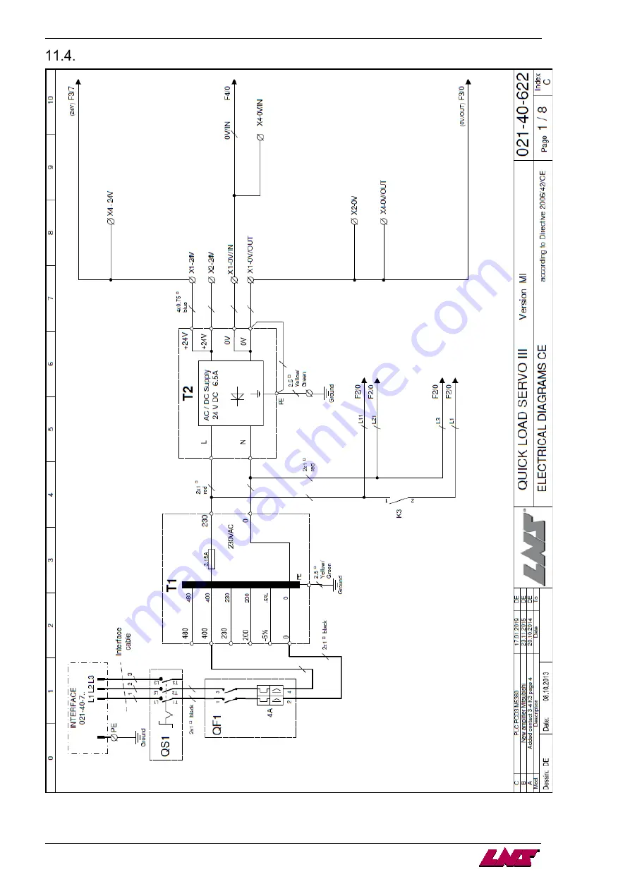 LNS QUICK LOAD SERVO S3 T BARFEED Скачать руководство пользователя страница 143