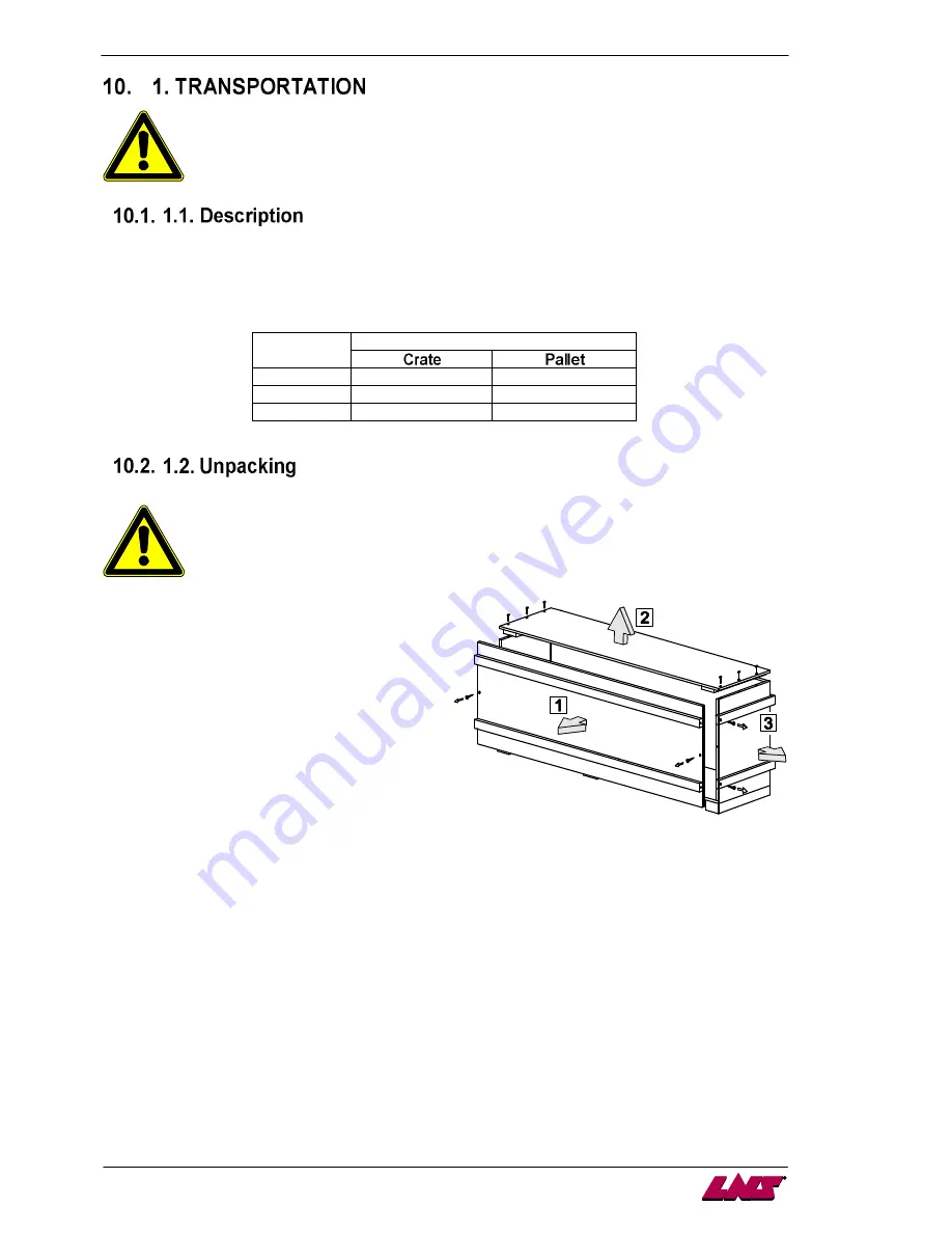 LNS QUICK SIX S2 Instruction Manual Download Page 20