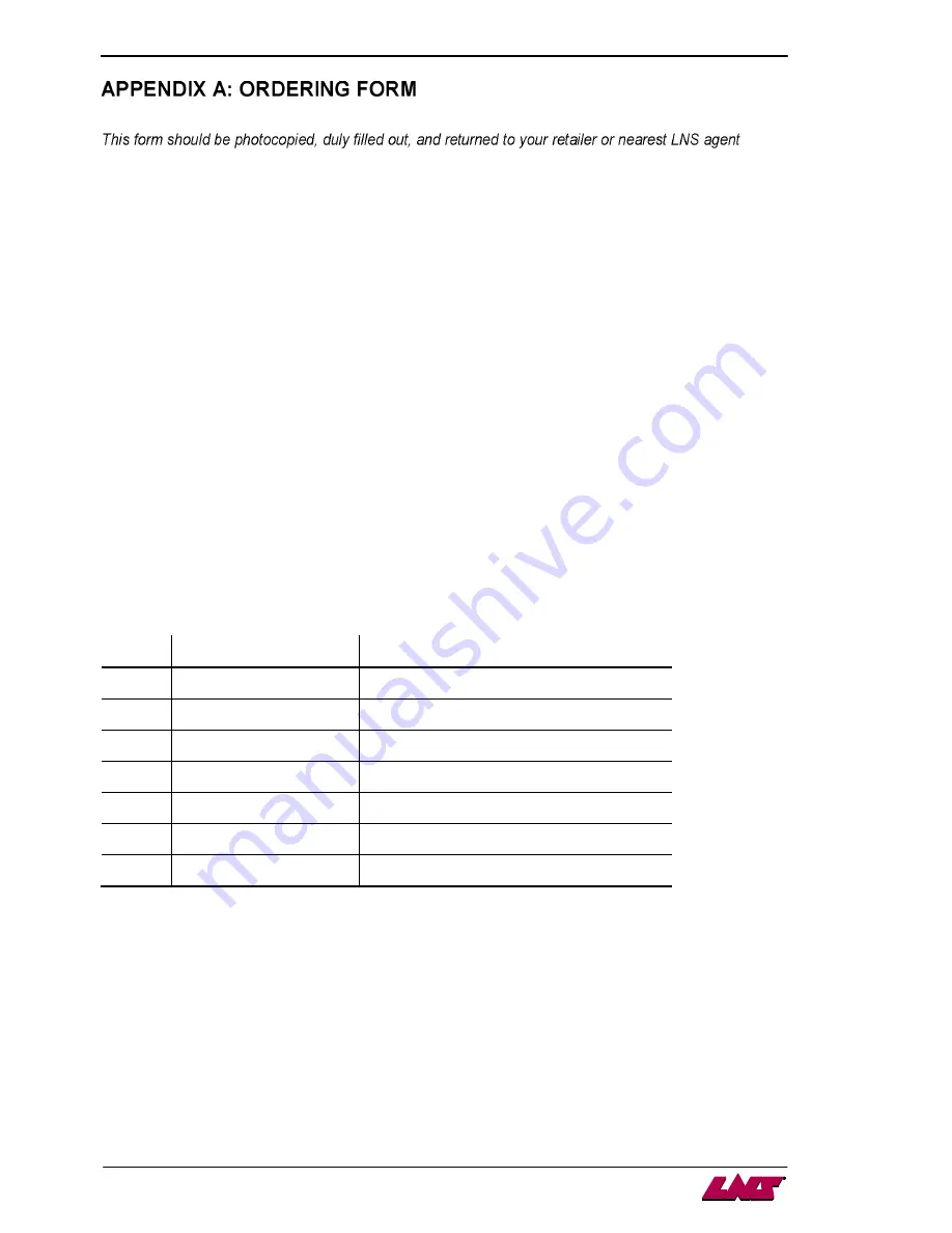 LNS QUICK SIX S2 Instruction Manual Download Page 76