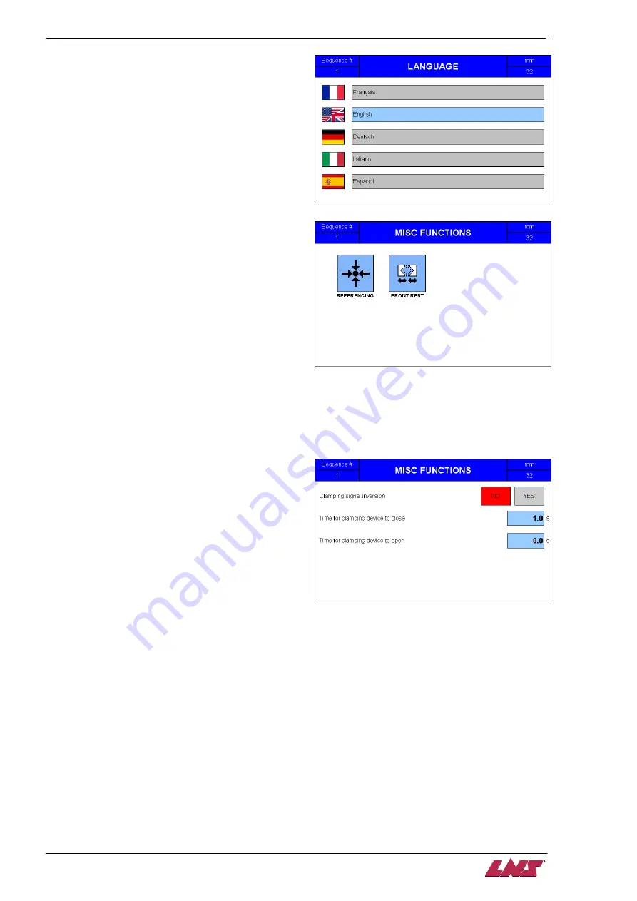 LNS Sprint 545 S2 Instruction Manual Download Page 94