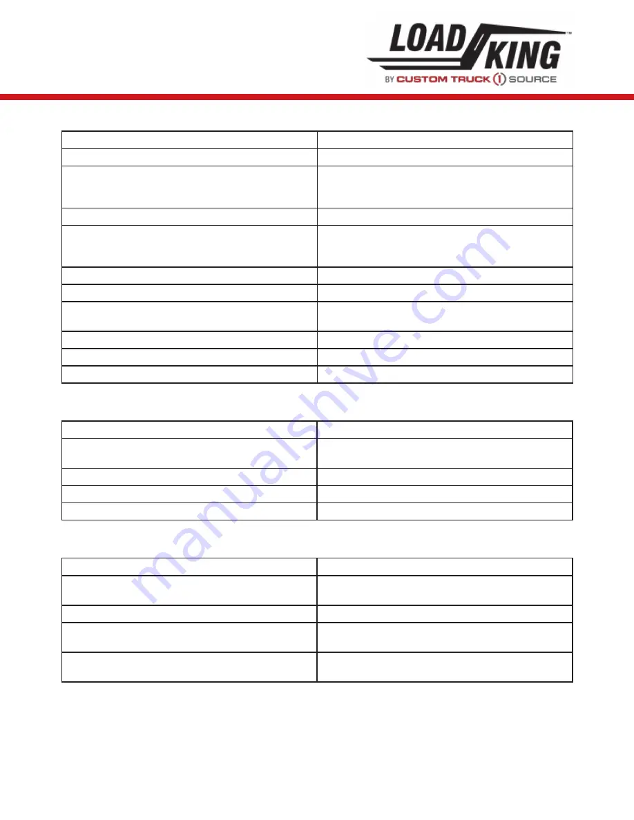 LOAD KING 80-160 Operator'S Manual Download Page 313