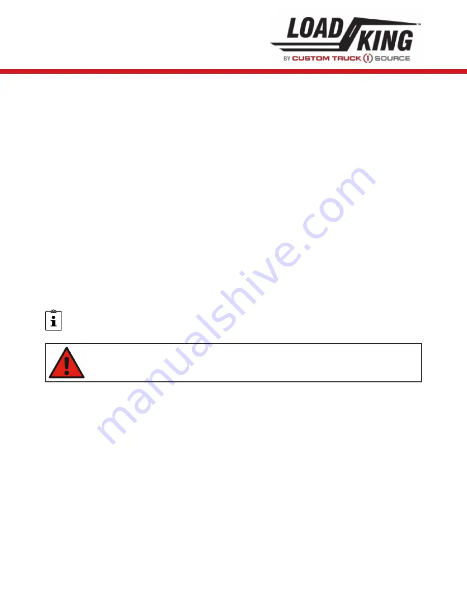 LOAD KING 80-160 Operator'S Manual Download Page 327