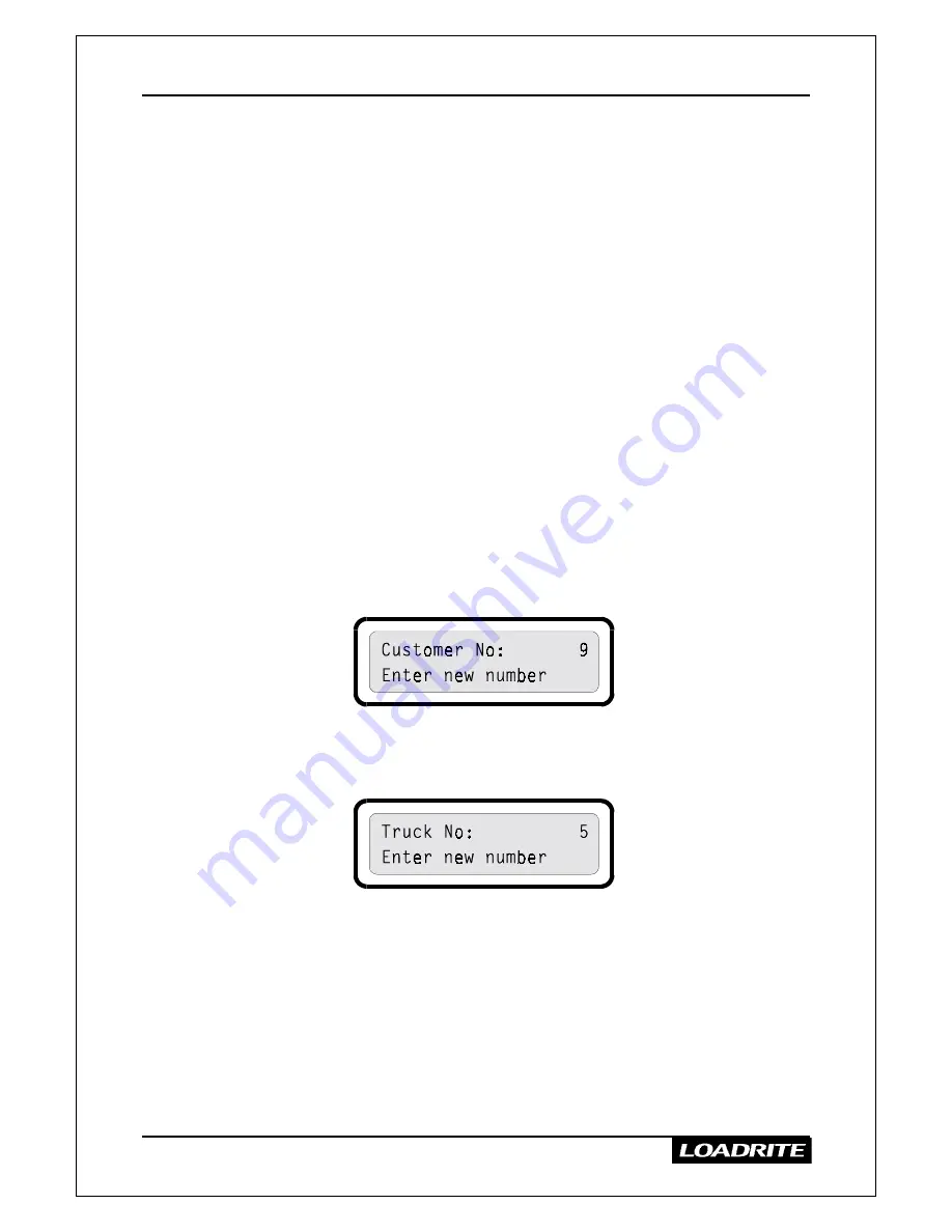 Loadrite LR810 Operating Manual Download Page 32