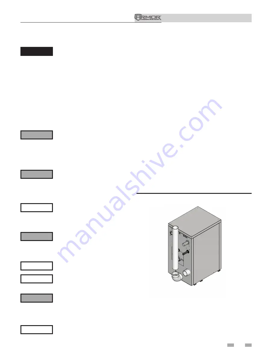 Lochinvar Armor AWH0400L Installation & Operation Manual Download Page 15