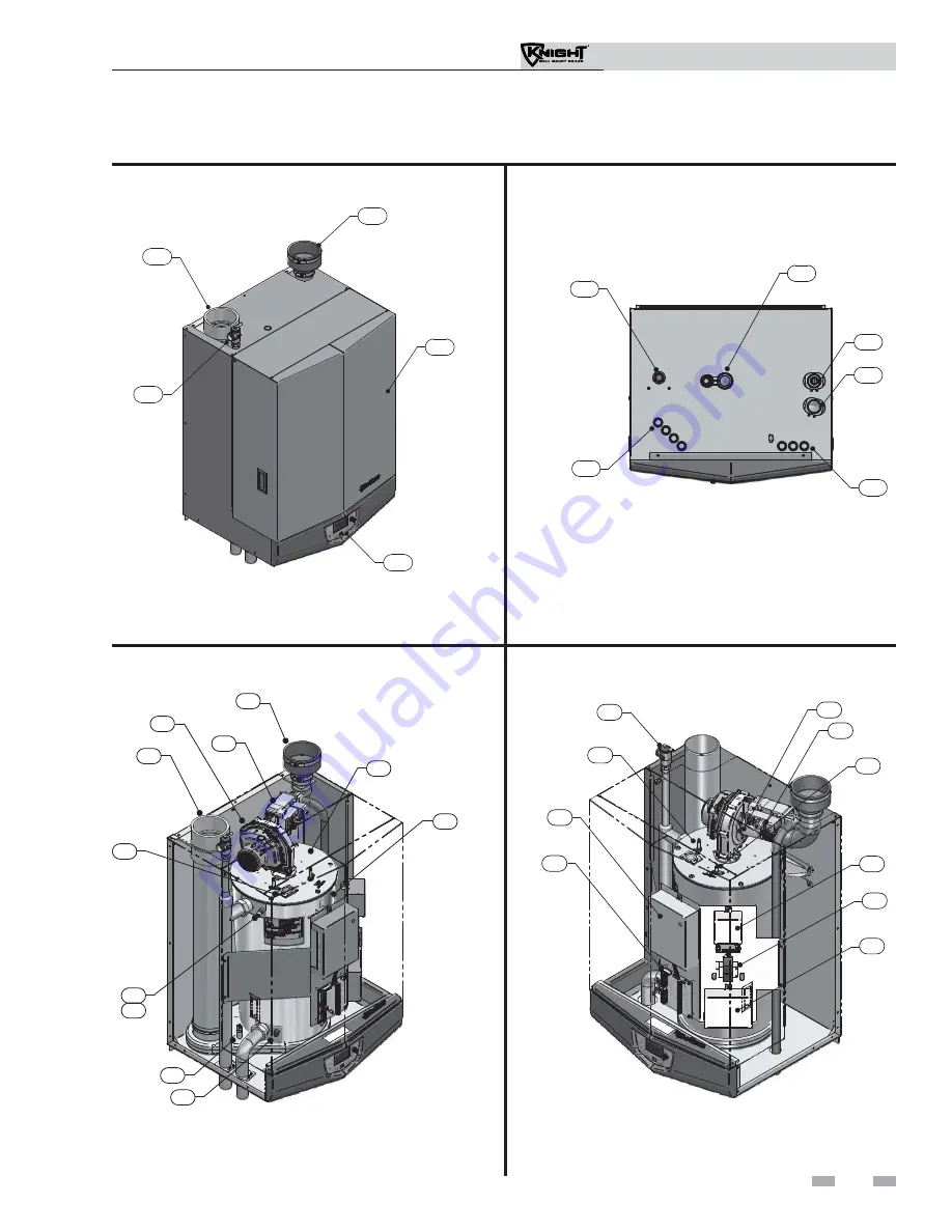 Lochinvar KNIGHT WH 55-399 Installation & Operation Manual Download Page 5