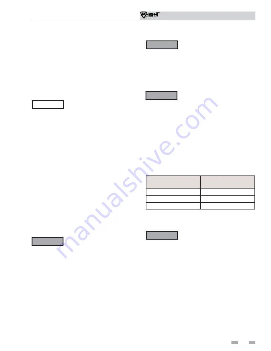 Lochinvar KNIGHT WH 55-399 Installation & Operation Manual Download Page 7