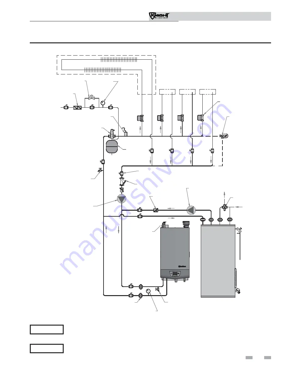 Lochinvar KNIGHT WH 55-399 Installation & Operation Manual Download Page 45